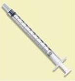 Syringe 1cc TB Slip Tip BD™ 1 mL Tuberculin LS B .. .  .  